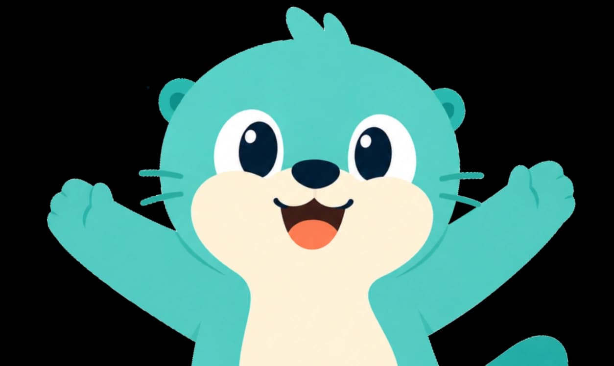 La mascotte Ottra, prête pour sa prochaine aventure